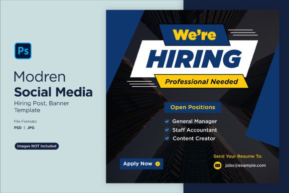 Attract Top Talent with We Are Hiring Social Media Post 66