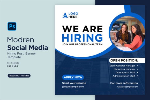 Attract Top Talent with We Are Hiring Social Media Post 71