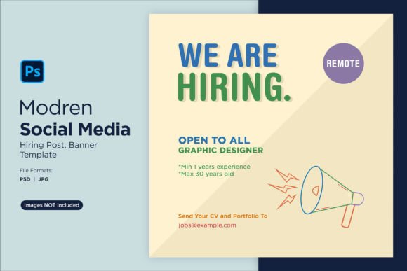 Attract Top Talent with We Are Hiring Social Media Post 93