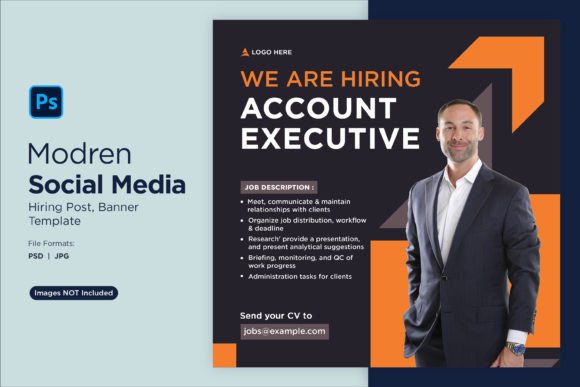 Attract Top Talent with We Are Hiring Social Media Post 94