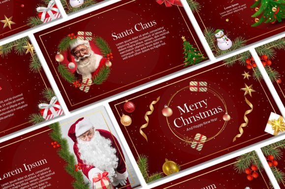 Craft Festive Magic with the Merry Christmas Powerpoint Template