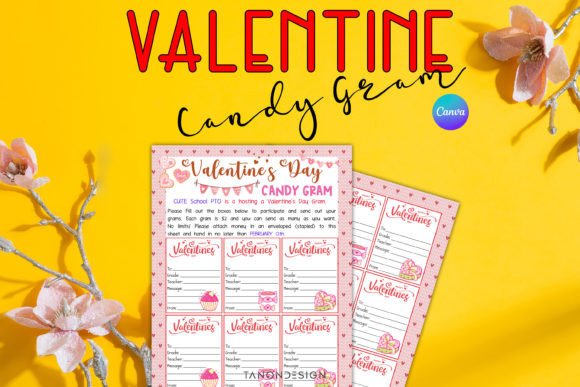 Creative Valentine's Day Candy Gram Templates