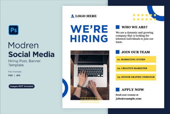 Effortless Hiring: Design a Standout Social Media Post