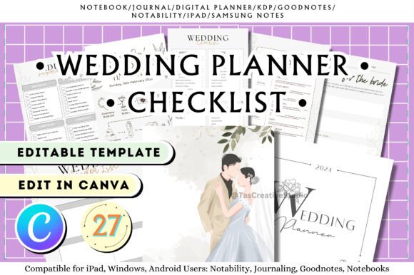 Elegant Wedding Planner Canva Templates for Flawless Design