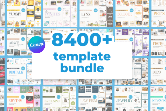 Master Your Social Media Aesthetic with 8400+ Canva Templates