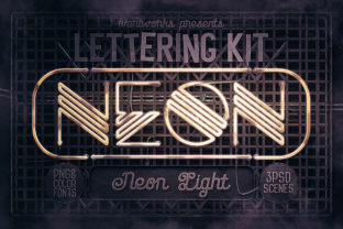 Neon Light Lettering Kit: Your Toolkit for Glowing, Eye-Catching Design