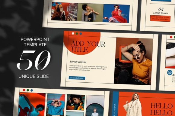 Retro Minimalist Powerpoint Template: A Design Asset for Clear Communication