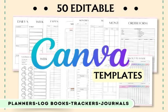 Streamline Your Creative Business with the Ultimate 50 Canva KDP Interior Bundle