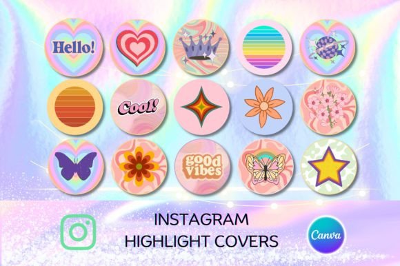 Unlock Your Brand's Aesthetic with Retro Instagram Highlight Covers