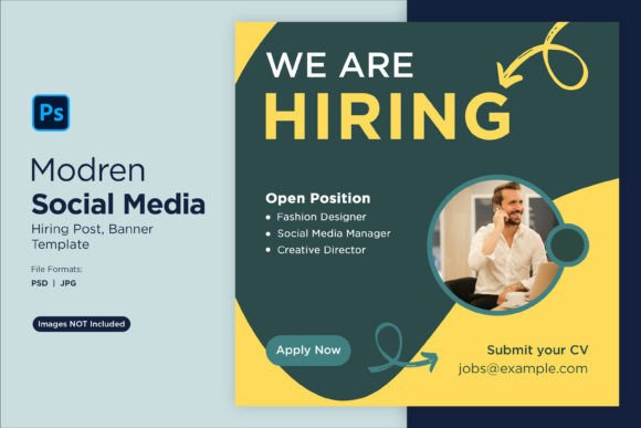 We Are Hiring Social Media Post 54: Your Template for Talent