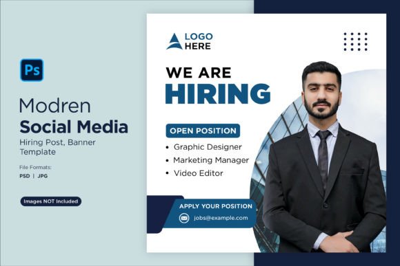We Are Hiring Social Media Post 79: A Design Asset for Modern Recruitment