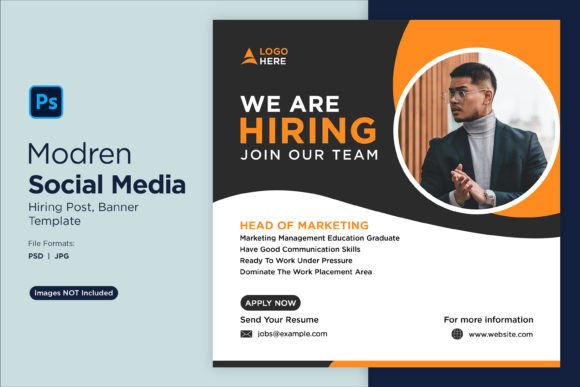 We Are Hiring Social Media Post 86: The Modern Template for Recruitment